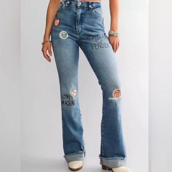 Wrangler Fender® Westward 626 Boot Jean size 25X34 Worn indigo NWOT - Picture 1 of 16